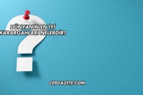 Dünyanın En İyi Karargahları Nelerdir?