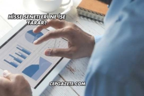 Hisse Senetleri Ne İşe Yarar?