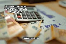İnternetten Para Kazanma Yolları Nelerdir?