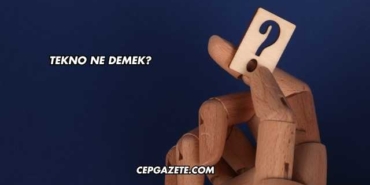 Tekno Ne Demek?
