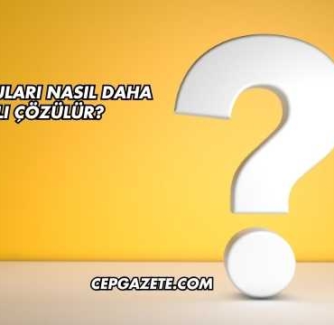 YKS Soruları Nasıl Daha Hızlı Çözülür?