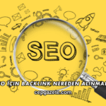 SEO İçin Backlink Nereden Alınmalı?