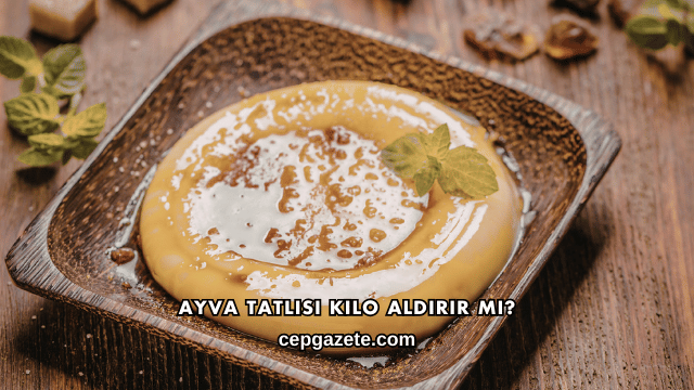Ayva Tatlısı Kilo Aldırır mı?