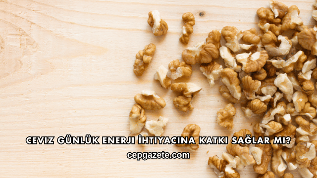 Ceviz Günlük Enerji İhtiyacına Katkı Sağlar mı?