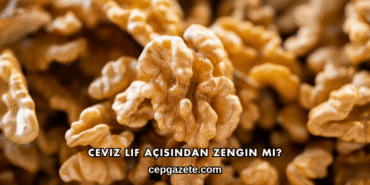 Ceviz Lif Açısından Zengin mi?