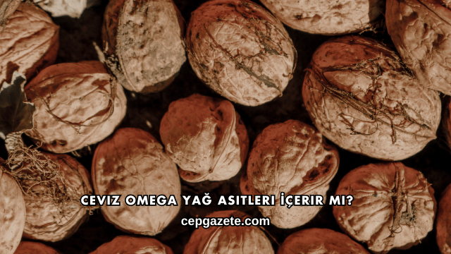 Ceviz Omega Yağ Asitleri İçerir mi?