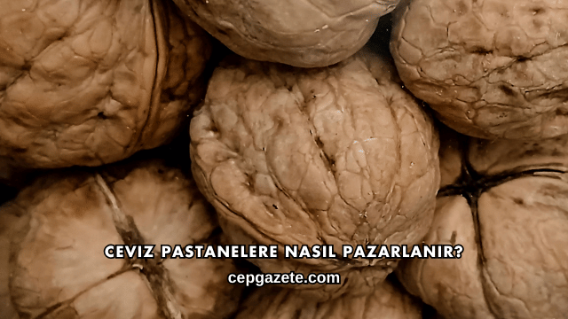 Ceviz Pastanelere Nasıl Pazarlanır?