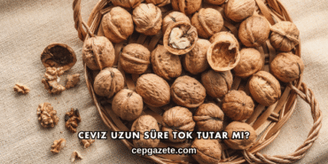 Ceviz Uzun Süre Tok Tutar mı?